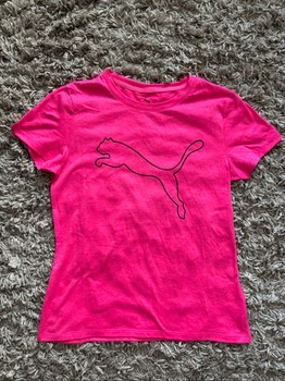Vaaleanpunainen Puma treenipaita