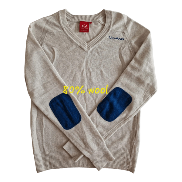 Beige vilnonis megztinis Ulvang unisex 80% wool