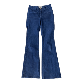 Blue flare jeans