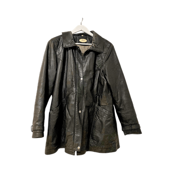 Black leather jacket