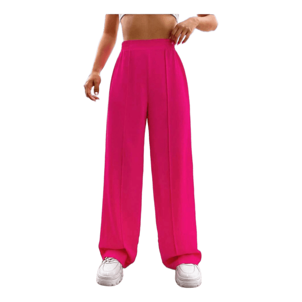 Pink wide leg trousers