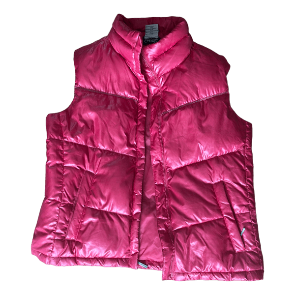 Columbia pink puffer vest