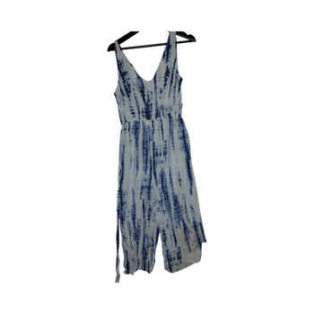 Tie-dye sleeveless jumpsuit