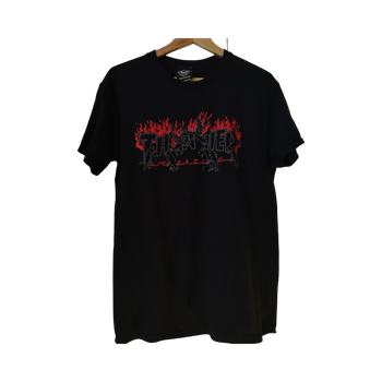 Mustapohjainen printti t-paita Thrasher 