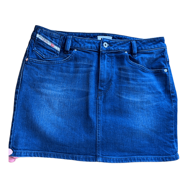 Diesel mini denim skirt