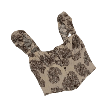 Beige paisley toppi