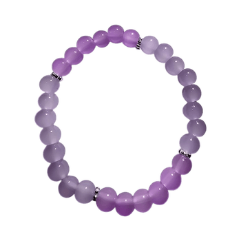 Lilac beaded bracelet