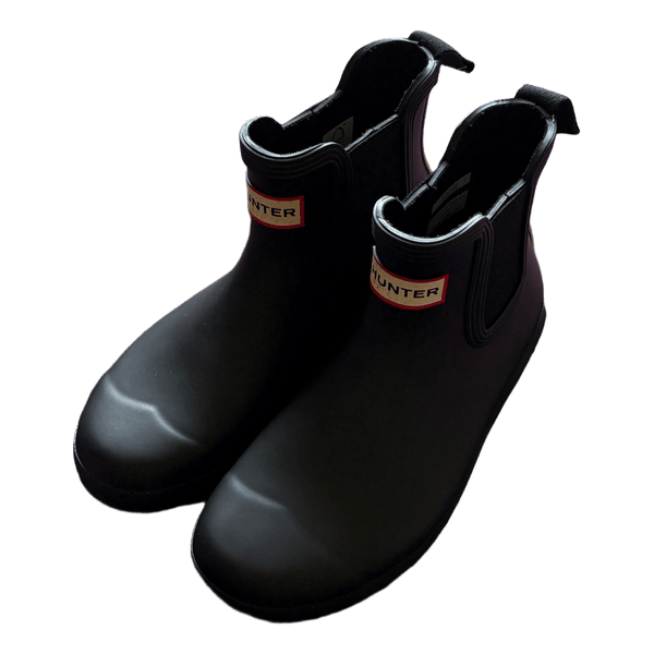 Hunter black chelsea boots