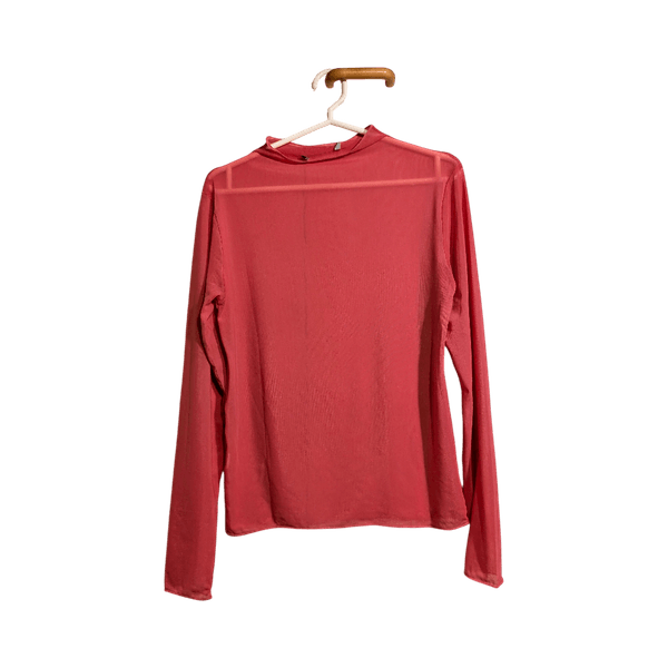 Long Sleeve Sheer Top