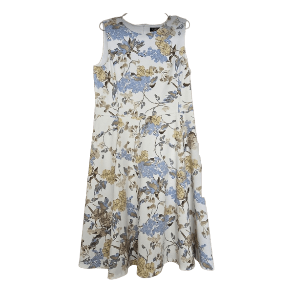 Floral print midi dress
