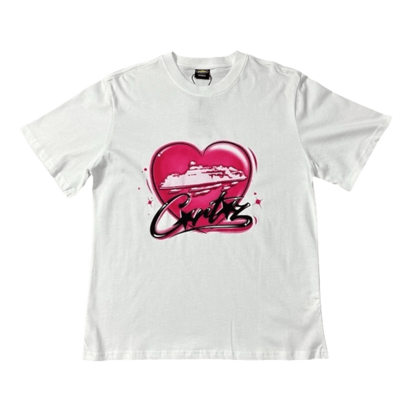 White Corteiz graphic t-shirt