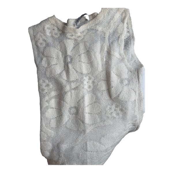 White patterned top