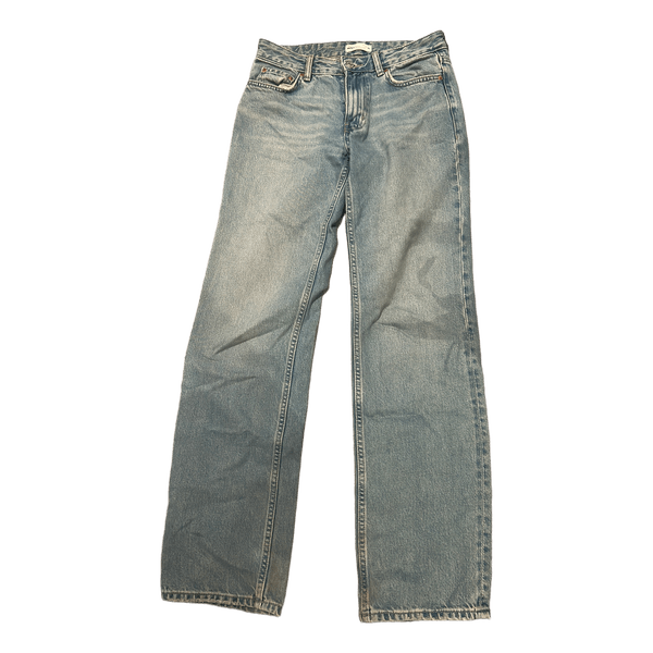Blue denim jeans