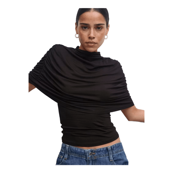 Ginatricot Cape Ruched Top, koko S/36