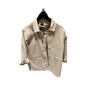 beige overshirt jacket