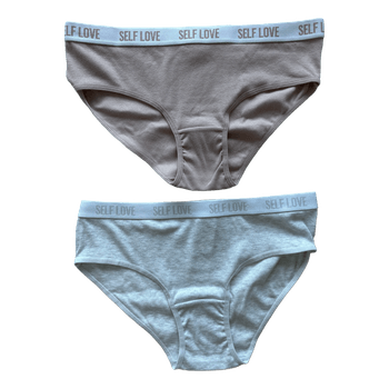Sinsay ribbed briefs / panties set