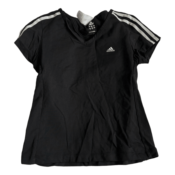 Musta adidas t-paita y2k
