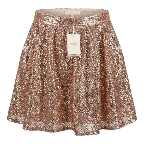 Maje rose sequin shorts