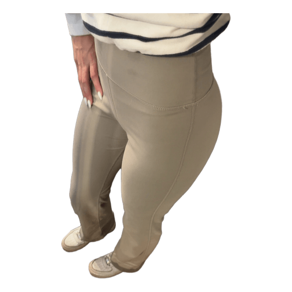Beige leggings