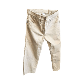 Beiget capri-housut