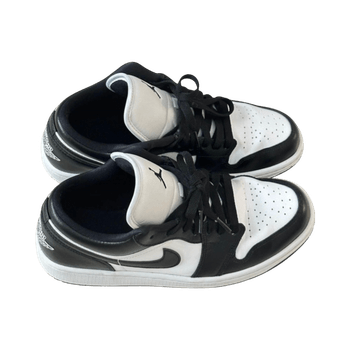 Valkoinen musta Jordan 1 Low -tennarit