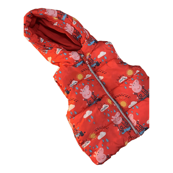 Peppa Pig hooded puffer vest