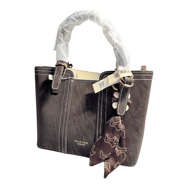 Chio 2nd Suede Tote Bag – With Crossbody Strap