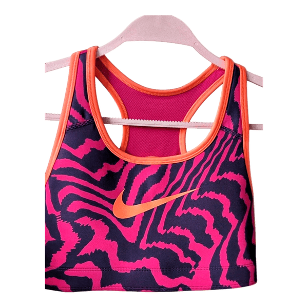 Nike zebra sports bra size S