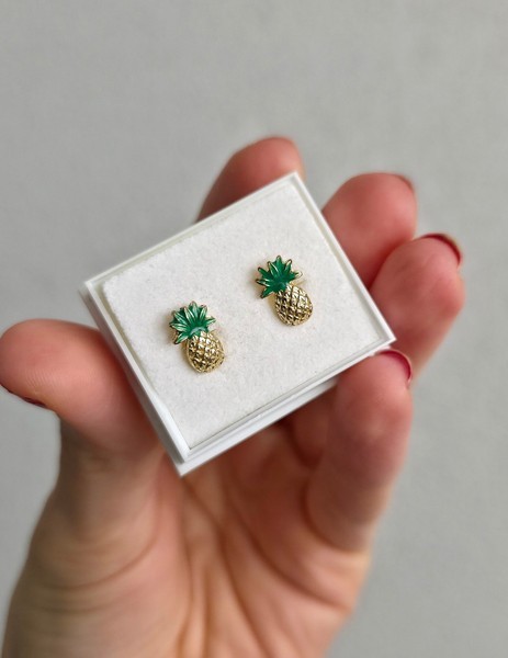 Pineapple jewellery set