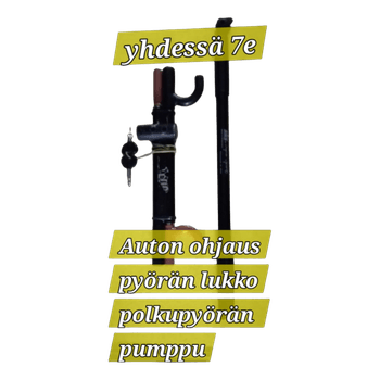 Sekalaista kunnossa olevaa tavaraa myynnissä