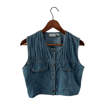 Vintage denim top M