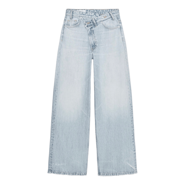 Lyseblå wide leg jeans