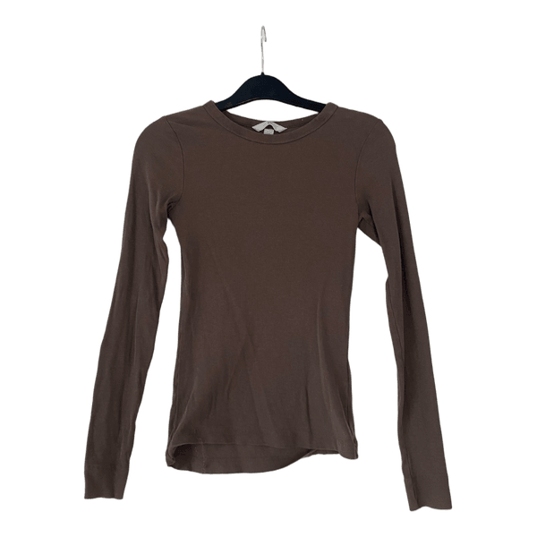 Brun langærmet H&M overdel