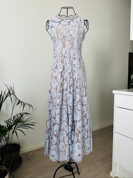 Light blue lace dress