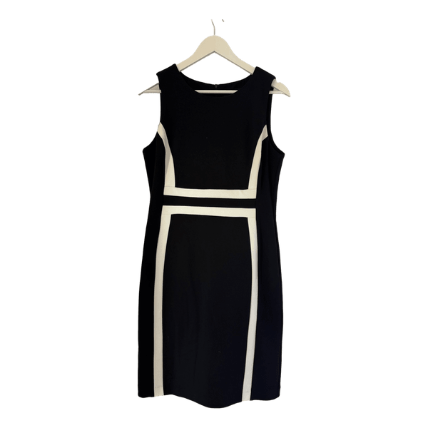 Ronni Nicole black white dress