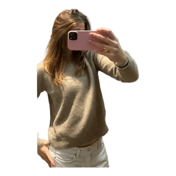Beige/khaki wool sweater