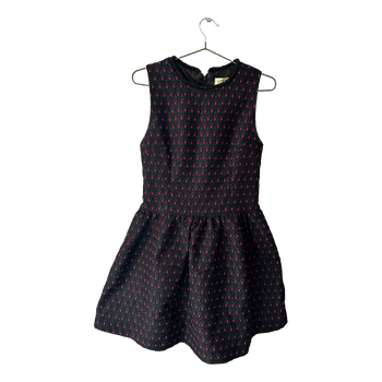 Black and pink patterned dress