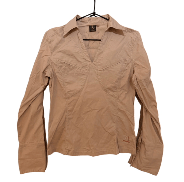 Aigle vintage beige skjortebluse