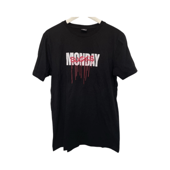 Musta printti t-paita