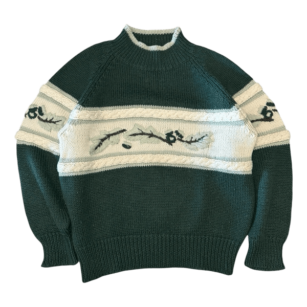 Vintage Heavy Green knit sweater