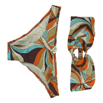 Printed bikini set