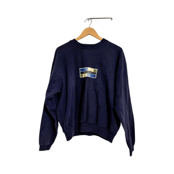 Navy college sweatshirt