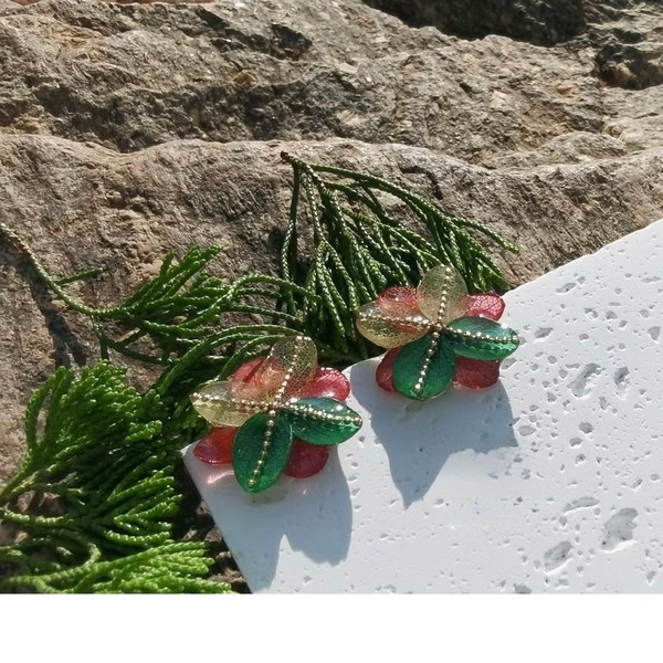 Real Flower Jewelry | Handmad Earrings with Preserved Botanicals