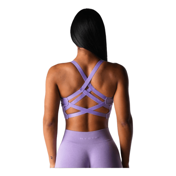 Lilac sports bra