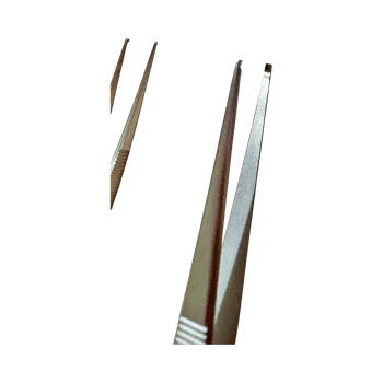 Stainless steel tweezers set