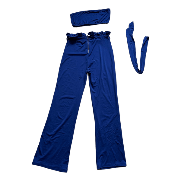 Blue two piece set
