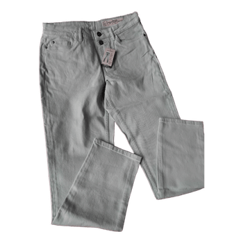 Grey straight fit jeans