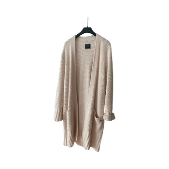 Knit long cardigan