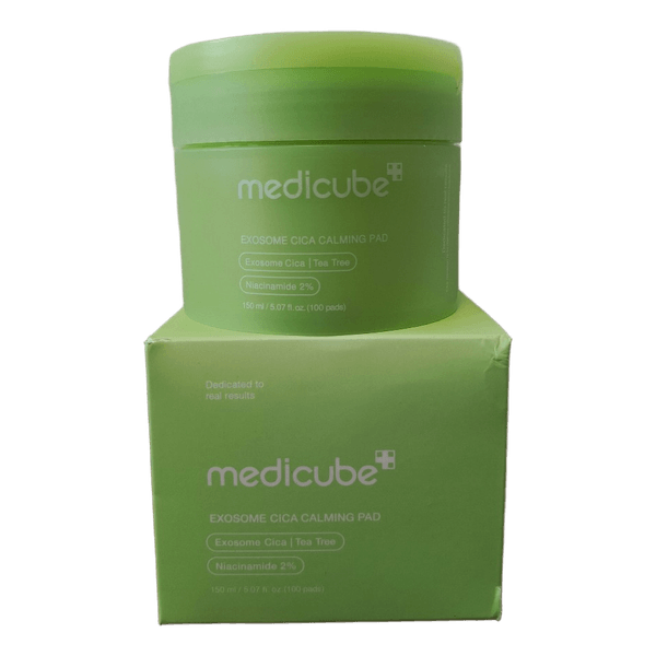 Green calming pad jar