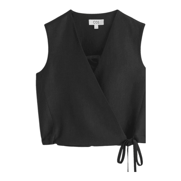 New COS linen waistcoat